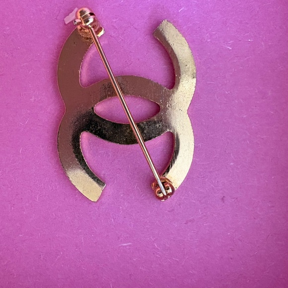 CHANEL Gold-Tone Iconic Brooch - Picture 2 of 2